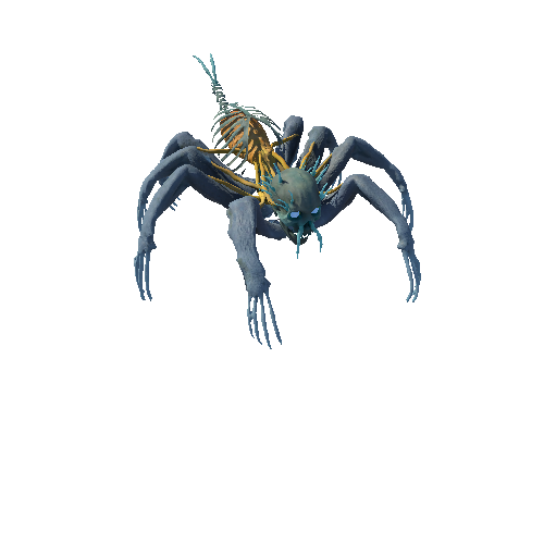 Base Mesh Monster Bone Spider Skin3